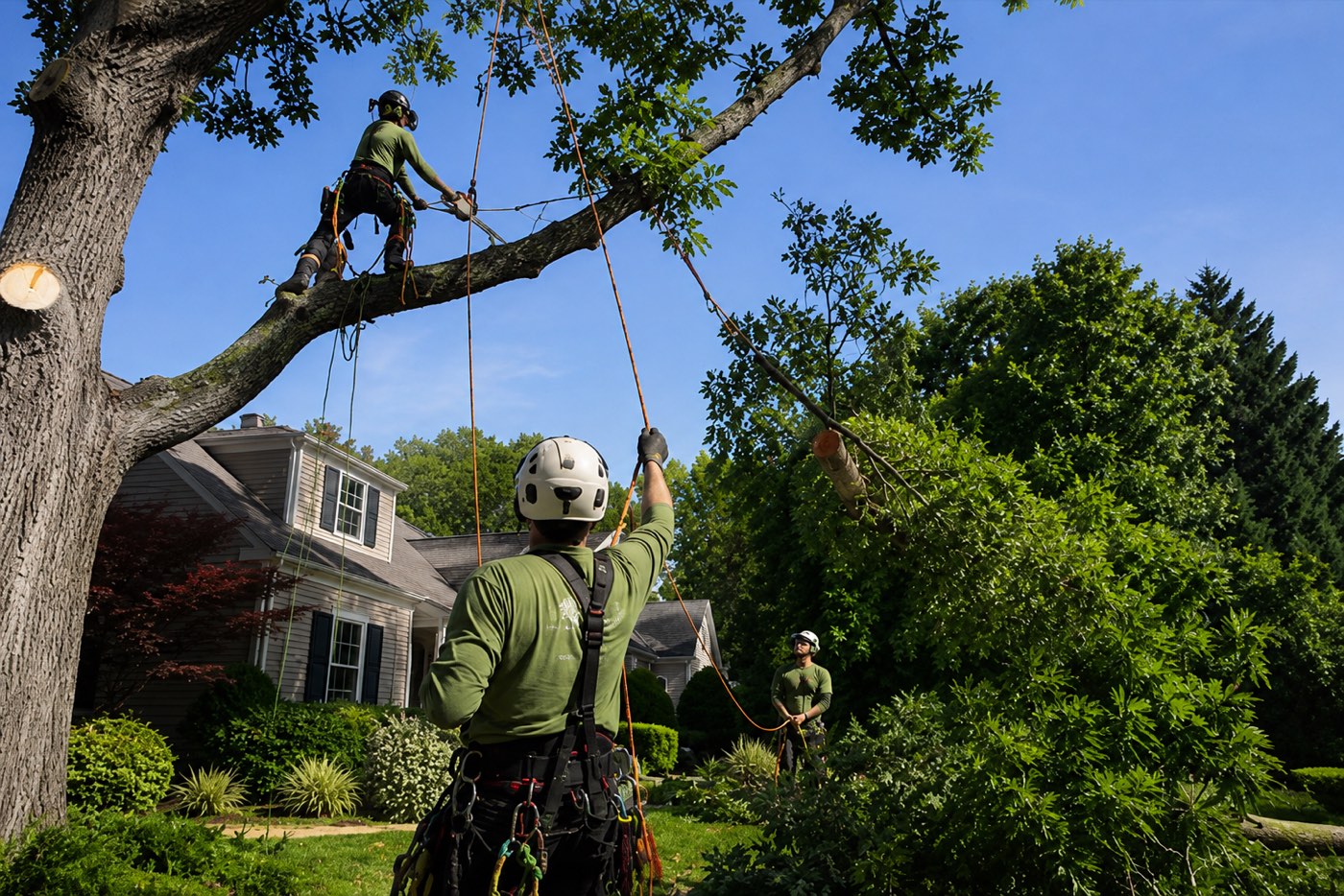 Résultat d'un travail d'arboriculture complété par N3S